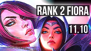 FIORA vs IRELIA (TOP) | Rank 2 Fiora, 11 solo kills, 15/3/11, Legendary | BR Challenger | v11.10