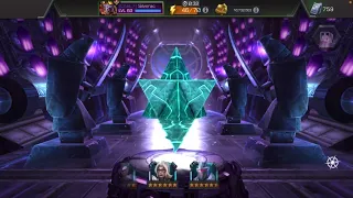 Six star feature crystal opening