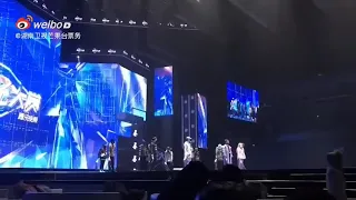 20201220 Wang Yibo  rehearsal "熹微 xiwei" for tonight's award ceremony stage。