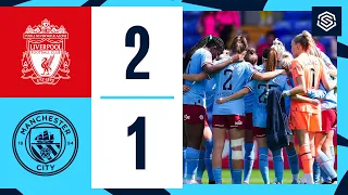 HIGHLIGHTS | Liverpool 2-1 Man City | City's WSL title hopes dented on Merseyside.