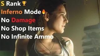 Resident Evil 3🔥INFERNO MODE [S Rank🏆] No Damage | No Shop Items | All Cutscenes + Ending Credits