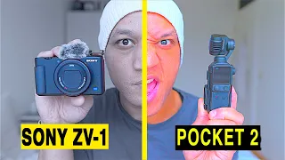 Which Is A Better Vlogging Camera in 2022? Sony Zv1 vs Dji Pocket 2 Ultimate Vlog Review