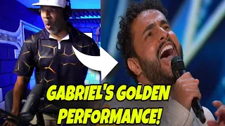 😮 Producer JAW-DROPPED by Gabriel Henrique's Golden Buzzer High Notes | AGT 2023 🎵