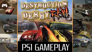 Destruction Derby Raw Demo PS1 - [LONGPLAY] - Destruction Derby Raw Demo Full Playthrough