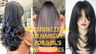 Types of Haircuts for Girls and Women 2024| Haircut Ideas for Girls #haircut #hairstyle #haircare😍