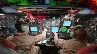 Inside US B-52 Cockpit Dropping Massive Ordnance During Scary Air Raid