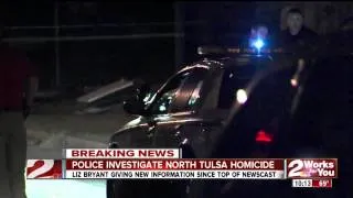 Police investigate n. Tulsa homicide, second update