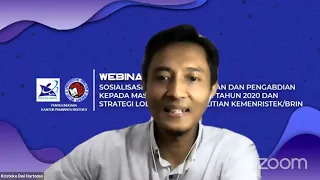 Sosialisasi Panduan Penelitian dan Pengabdian Masyarakat Edisi XII Tahun 2020 Kemenristek / BRIN