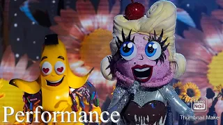 Banana Split & Robin Sings "Don’t You Worry ‘Bout A Thing" By Stevie Wonder | Masked Singer | S6 E12