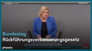 Bundestagsdebatte zum Rückführungsverbesserungsgesetz am 30.11.23