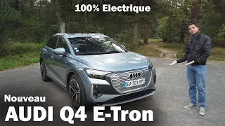 New AUDI Q4 E-TRON - 100% electric urban SUV