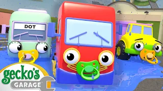 Rain Rain Go Away | Gecko's Garage Songs｜Kids Songs｜Trucks for Kids