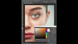 Remove Dark Circles Under Eyes Photoshop Tutorial #shorts #photoshop