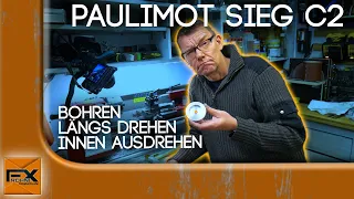 Paulimot SIEG C2 - Längsdrehen, innen ausdrehen, bohren