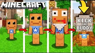 ŻYCIE KICK THE BUDDY W MINECRAFT || OD NARODZIN DO ŚMIERCI