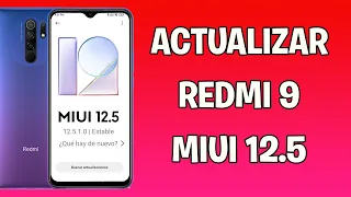 INSTALAR MIUI 12.5 REDMI 9