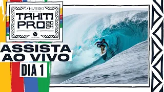 ASSISTA AO VIVO SHISEIDO Tahiti Pro pres by Outerknown 2024 - Dia 1