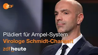 Virologe Schmidt-Chanasit für Ampel-System | Markus Lanz vom 29. September 2020