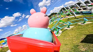 Daddy Pig's Roller Coaster - Peppa Pig Legoland Florida Theme Park