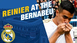Reinier takes to the Estadio Santiago Bernabéu pitch!