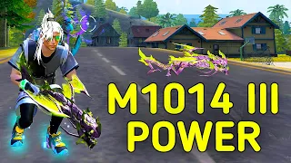 SOLO VS SQUAD || M1014 III POWER🔥 !!! THE INCREDIBLE GAMEPLAY WITH THE MOST DANGEROUS WEAPON IN FF😈