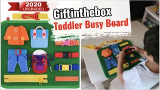 Giftinthebox Toddler Busy Board | Amazon Unboxing & Review | HD