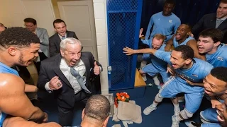 Carolina Basketball: Locker Room Celebration Post 76-72 Win at Duke