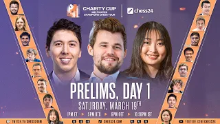 Champions Chess Tour: Charity Cup | Day 1 | Commentary by Peter Leko & Daniel King