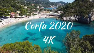Corfu - Paleokastritsa 2020 4K, Greece - Řecko Korfu