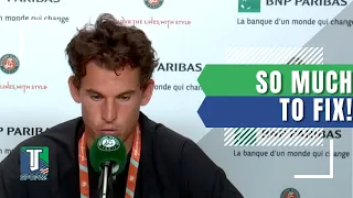 Dominic Thiem EXPLAINS what will he do to fin HIS FORM after Roland Garros LOSS