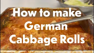 Learn how to make a German cabbage rolls with Ironwood Catering