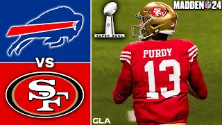 49ers vs. Bills Simulation | Super Bowl 58 | Madden 24 PS5