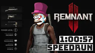Remnant 2 Speedrun 1:00:57 New Game Engineer Survivor Any%