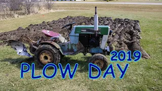 Sears Suburban Tractor Plowing and Discing spring 2019