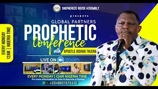 GLOBAL PARTNERS PRAYER SESSION WITH APOSTLE JOSHUA TALENA