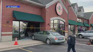 Four customers hurt when car plows into Crystal Lake restaurant