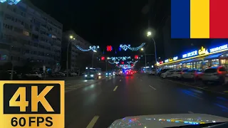 🚗 Driving in BUCHAREST #2 | Christmas Lights | ROMANIA #4k60fps