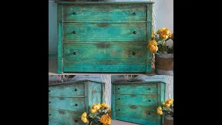 How to Layer Chalk paint on furniture/ Chalk painted furniture Makeover