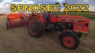 Senoseč 2022 - ZETOR 3511, WELGER AP41, FAHR KS85, KH40, KH20, rotačka 135cm