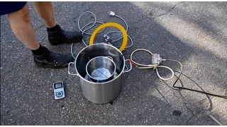 Boiling water on low pressures