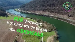 Heidelberg - Marbach Stausee, herrliche idyllische Motorradtour durch den Odenwald