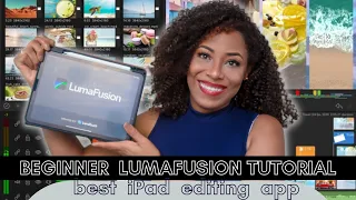 HOW I EDIT ALL MY VIDEOS ON MY IPAD| LUMAFUSION TUTORIAL ( BEGINNER FRIENDLY)