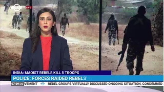 Daily Top News | INDIA: MAOIST REBELS KILL 5 TROOPS | Indus News