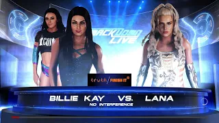 WWE 2K18 - Billie Kay with Peyton Royce VS Lana