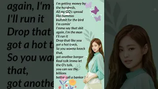 Jennie's D4 rap english lyrics 💜 #Blackpink