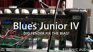 Blues Junior IV | Did Fender Fix the Bias?