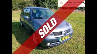 Vree Car Trading | Renault Clio 1.2 55KW BJ2005 179DKM NAP AIRCO 5 DEURS | SOLD | ©Henny Wissink