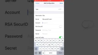 Setup L2TP in iOS