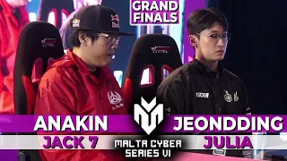 TEKKEN 7 GRAND FINALS - ANAKIN (Jack 7) vs JEONDDING (Julia) Malta Cyber Series VI 2022