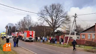 На Гражданской улице в Сергиевом Посаде сгорел частный дом